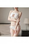 Ghemdilmn Ensemble de lingerie sexy pour femme, chat, fille, costume cosplay, chemise de naissance, hôpital