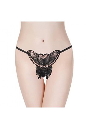 Womes Dentelle sous-vêtements Culottes Sexy Doux sans Couture Slips Hipster Culottes pour Dames Body Sexy en Vinyle