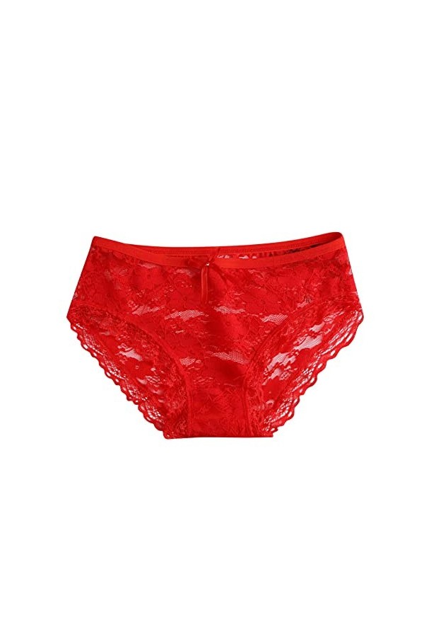 Lingerie Femme Sexy Ensemble Homme Sexy Hot y22k en Dentelle pour Femmes Pantalon en Maille Creuse Bow Culotte Taille Basse L