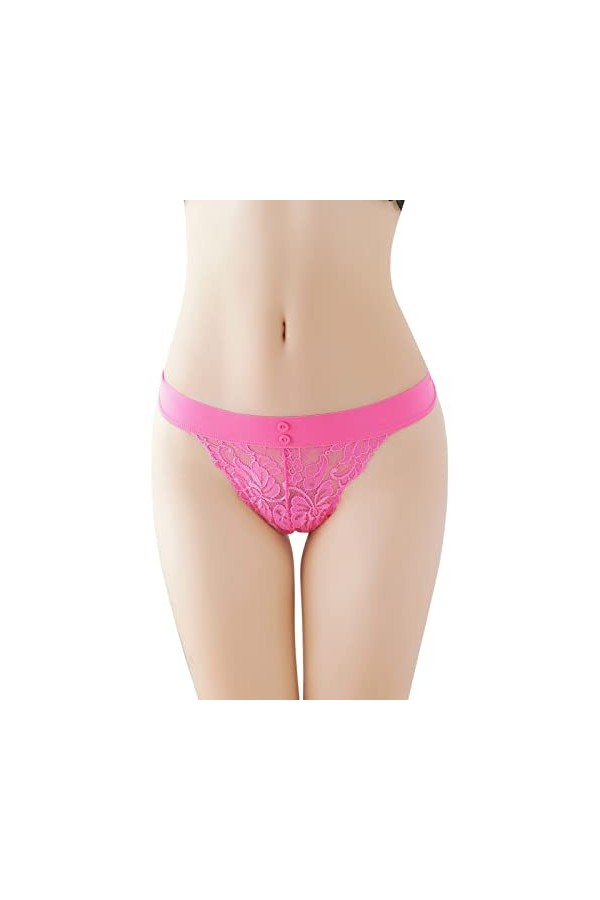 Culottes Sexy pour Femmes Taille Plus Femmes Sexy Dentelle Slips évider Culotte Crochet à Lacets Culotte Tongs G String Linge