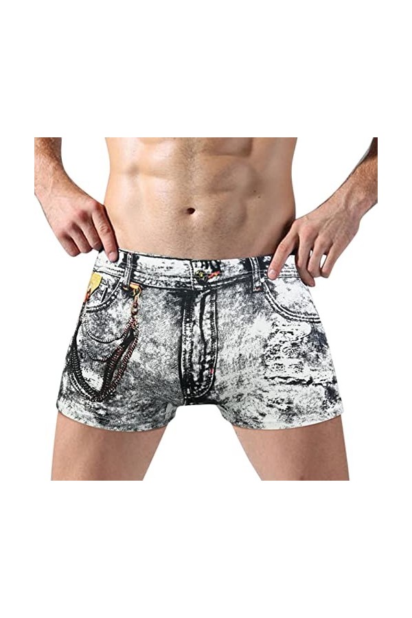 Sous-vêtements pour homme - Camouflage - Imprimé moyen - Sous-vêtements décontractés - Coton Wasite respirant - Sous-vêtement