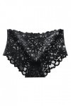 Culotte sexy en dentelle pour femme - Sans couture - Ultra doux - Pour femme, Noir , L