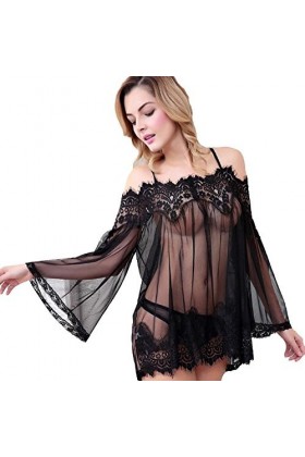 Nuisettes Sexy Femme Sexy Mini Robe Sexy Hot Harness Harnais Robe Sissy Érotique Nuit Valentin Nuisette See Through Sling Pyj