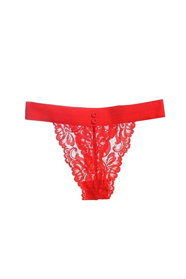 Culottes Sexy pour Femmes Taille Plus Femmes Sexy Dentelle Slips évider Culotte Crochet à Lacets Culotte Tongs G String Linge