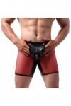 2023 Nouvel An - Style masculin - Sous-vêtements sexy pour homme - Culotte sexy et fils, Rouge, S