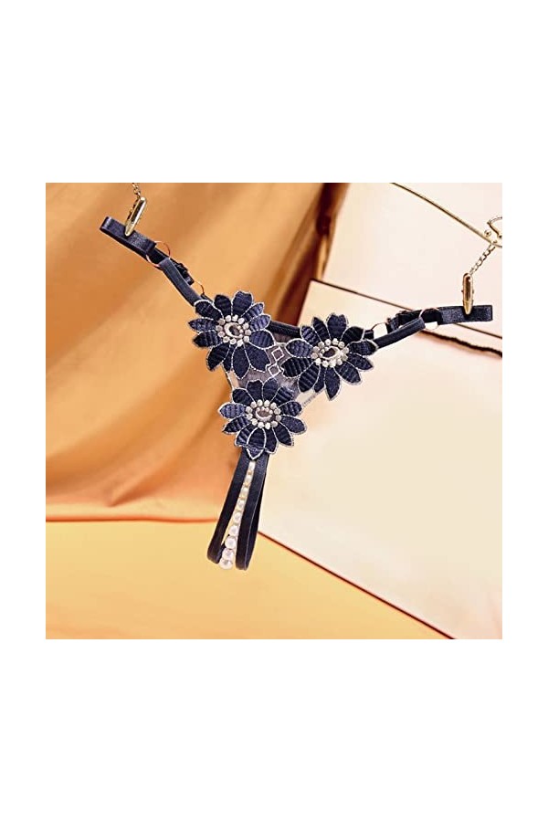 String Bikini Culotte pour Femme Femmes Sexy Dentelle Slips évider Culotte Crochet à Lacets Culotte Tongs G String Lingerie s