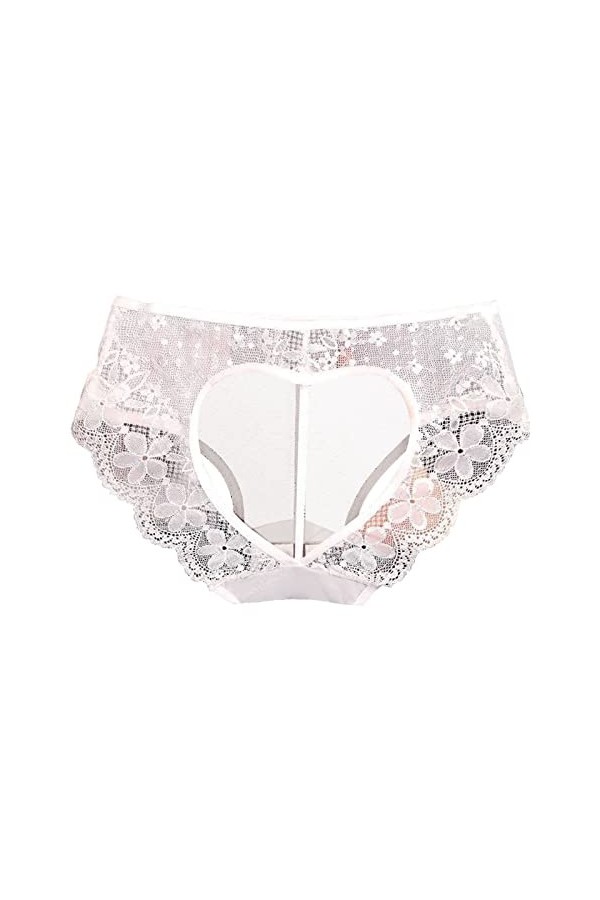 Femme Culotte Culottes et Slips Dentelle Lingerie Culottes Coton Sexy String Ouvert à Tanga Dentelle String Respirant sous-Vê