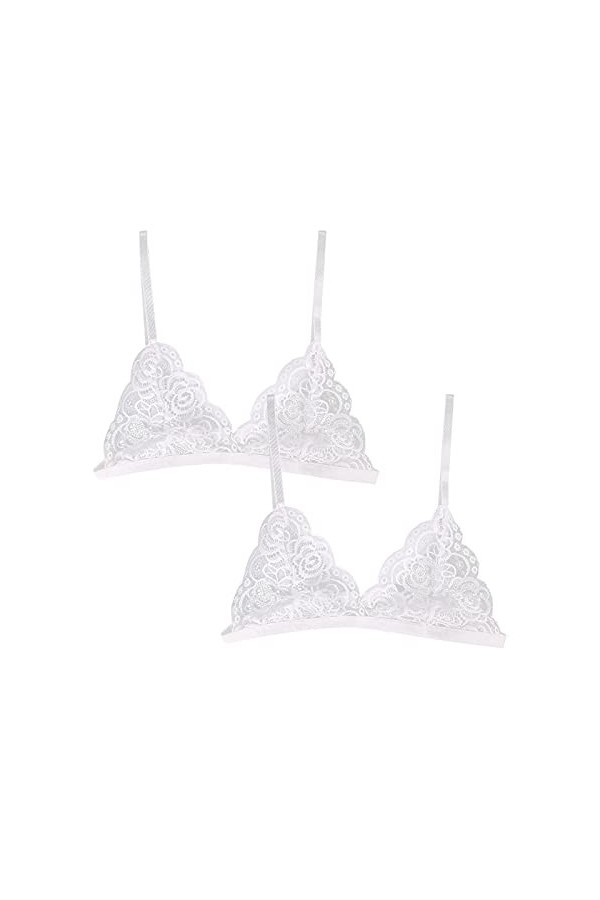 URIBAKY-Blousons Lingerie Sexy Ouvert Dentelle Sexy Français avec Un sous-Vêtements Mince 2PC Romantique Femmes Soutien-Gorge