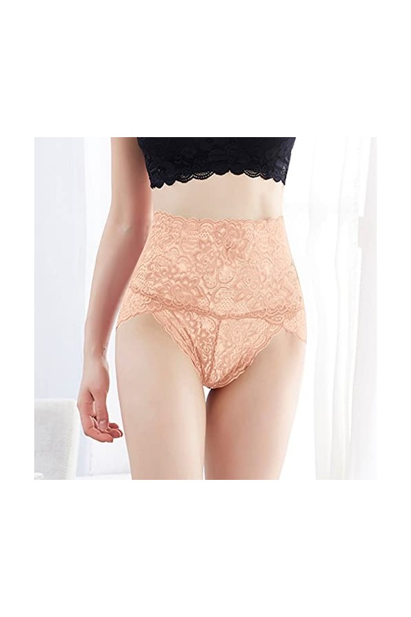 PANPANY Culottes pour Femme Dentelle Sexy Femme sous Vetements Multipack Tanga Panties Culottes Slips sans Couture Multicolor