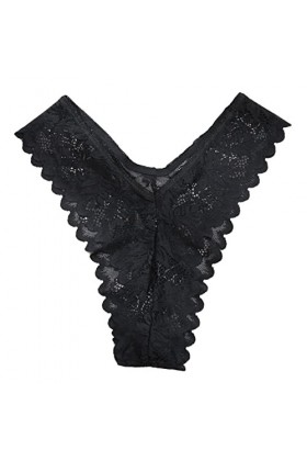 PANPANY Culottes pour Femme Culottes Taille Basse Dentelle Femme Confortables sous Vetements Soutien-Gorge Multicolore Slips 