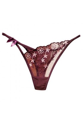 Gelb&Schwarz Body Lotion Parfum Culotte Transparente Sexy pour Femmes Dentelle Brodée Lady Strings en Stock Lingeries sous-Vê