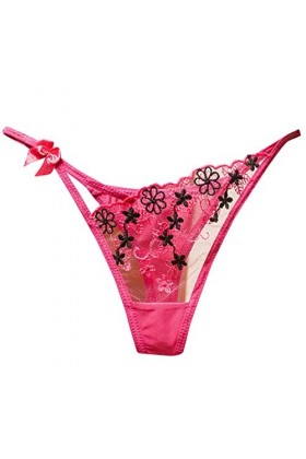 Cuwtheugwg Robe Bustier Sexy Culotte Transparente Sexy pour Femmes Dentelle Brodée Lady Strings en Stock Lingeries sous-Vêtem