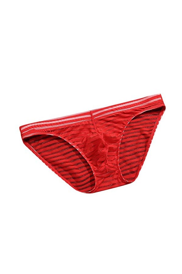 Slip Sexy Homme éRotique Hot Confortable Respirant Tanga Thong ​sous-vêtement Taille Basse Extensible Lingerie Sexy éRotique 