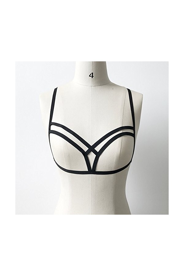 Lingerie Femme Sexy Ensemble Homme Sexy Hot y27k Soutien-Gorge Cage séduisante Femmes Cage Creuse Soutien-Gorge élastique Sou