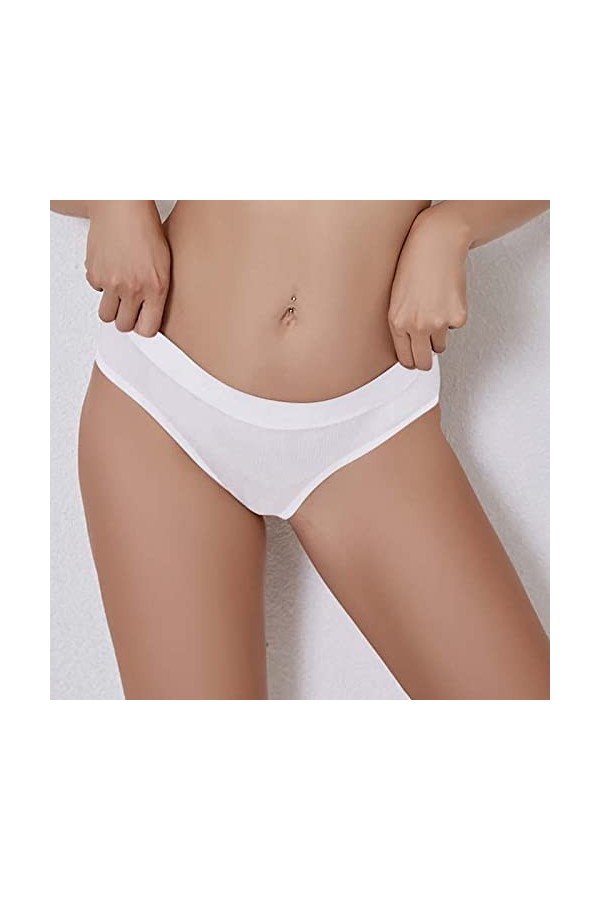 Femme Culotte Culottes et Slips Dentelle Lingerie Culottes Coton Sexy String Ouvert à Tanga Dentelle String Respirant sous-Vê
