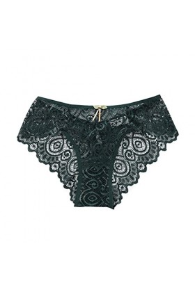 Culotte Sans Couture Femme Invisible Culotte En Dentelle Sexy Pour Femmes Couleur Unie Bord En Dentelle Ceinture CroiséE Culo