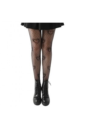 Collants sexy pour femme sans collants avec coutures, Noir , taille unique