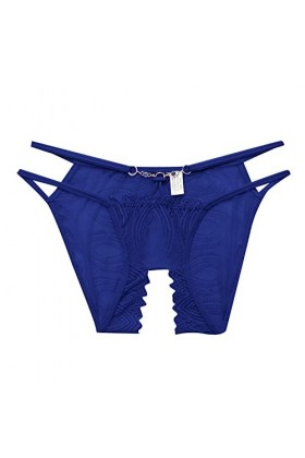 Culottes De Sport pour Femmes Femmes Sexy Slim Strap Culotte Dentelle Jacquard Culotte Ouverte Entrejambe Culotte Confortable