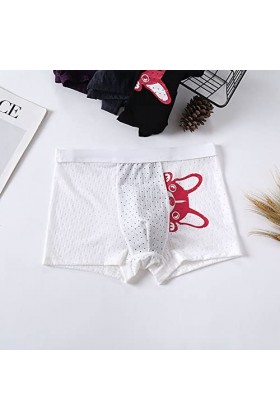 Beokeuioe Sous-vêtement rétro en coton pour homme - Pour un usage quotidien - En coton doux - Avec stretch, Blanc A2., XXL