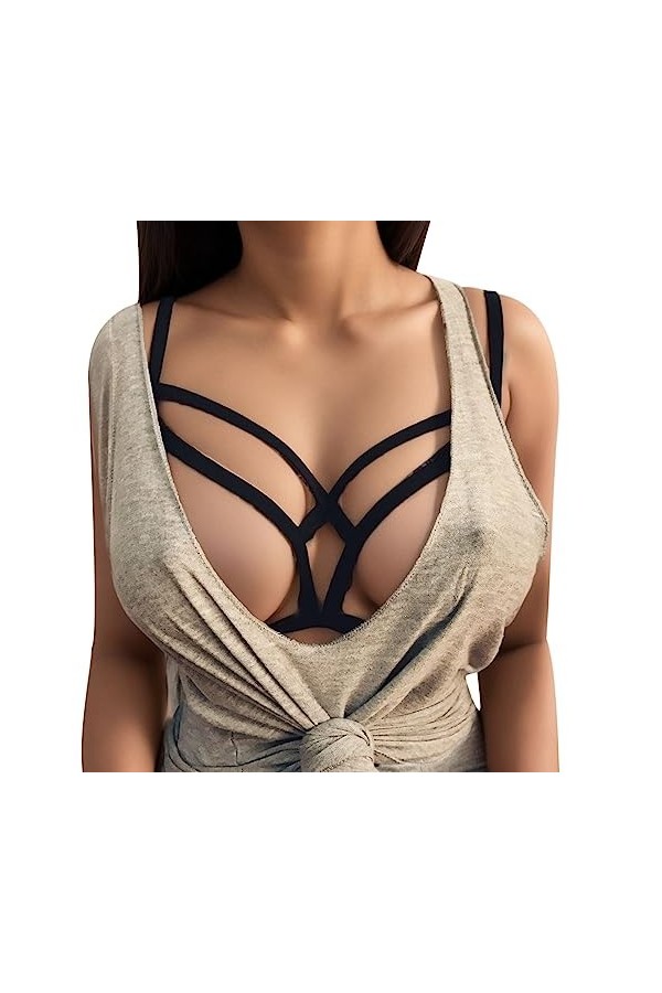 Lingerie Femme Sexy Ensemble Homme Sexy Hot y27k Soutien-Gorge Cage séduisante Femmes Cage Creuse Soutien-Gorge élastique Sou