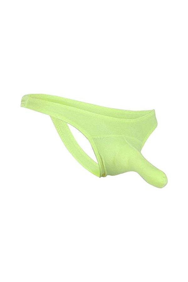 String Homme Sexy éRotique Tanga Thong Sexy Longue U Bulge Poche Éléphant Tronc sous-vêtement Extensible Taille Basse éRotiqu