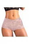 Culotte Femme Taille Haute Culottes de sous-vêtements Sexy Dentelle Coton Confortable Pas Coquine Hot Ouverte A Dentelle Femm