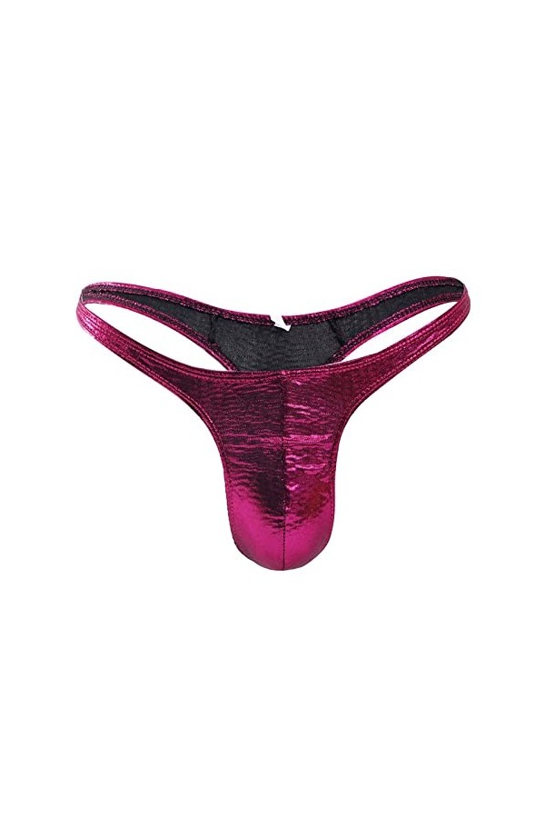 chiphop Mémoires Hommes Long Homme Basse Cuir Imitation Cuir Mens Thong Sexy Seamless Butt T Pantalon Hommes Briefs String Ho