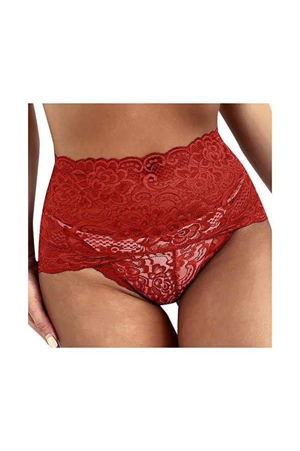 Générique sous-vêtements Dentelle Sexy Sexy Dames Culottes Haute Tentation Taille Hanches Respirant intimes Bandeau Lingerie 