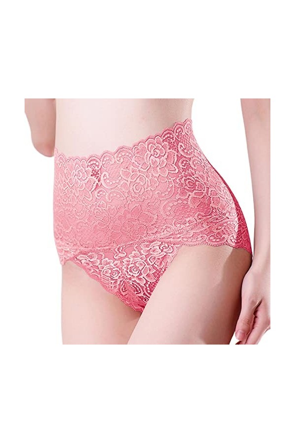 PANPANY Culottes pour Femme Dentelle Multipack Soutien-Gorge Sexy Confortables Femme Taille Basse Panties sous Vetements Mult