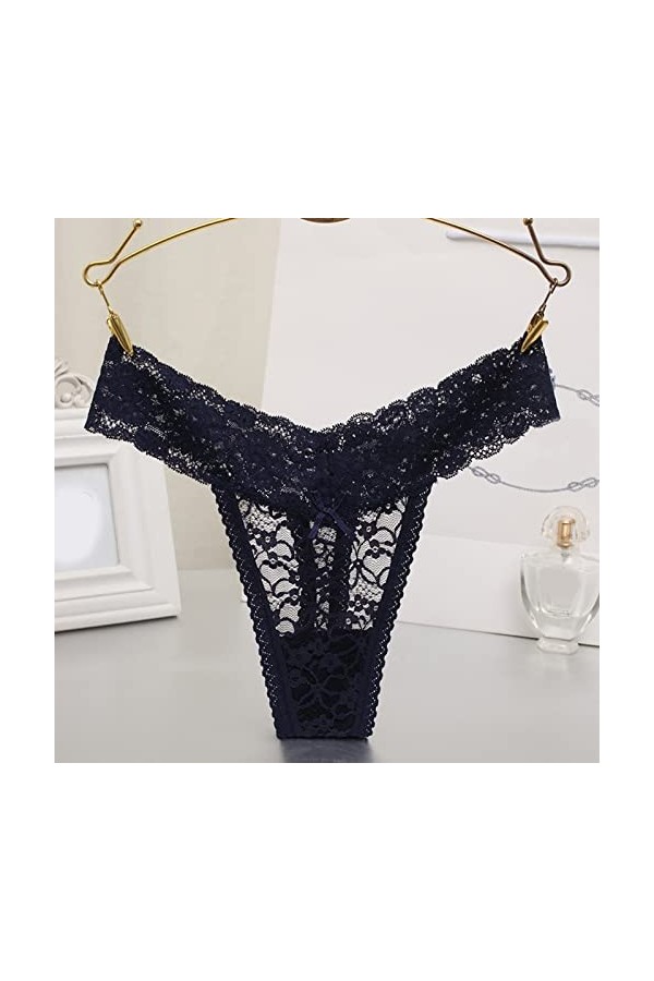 PANPANY Culottes pour Femme Dentelle Taille Basse Multicolore Femme Culottes Confortables sans Couture Panties Tanga Multipac