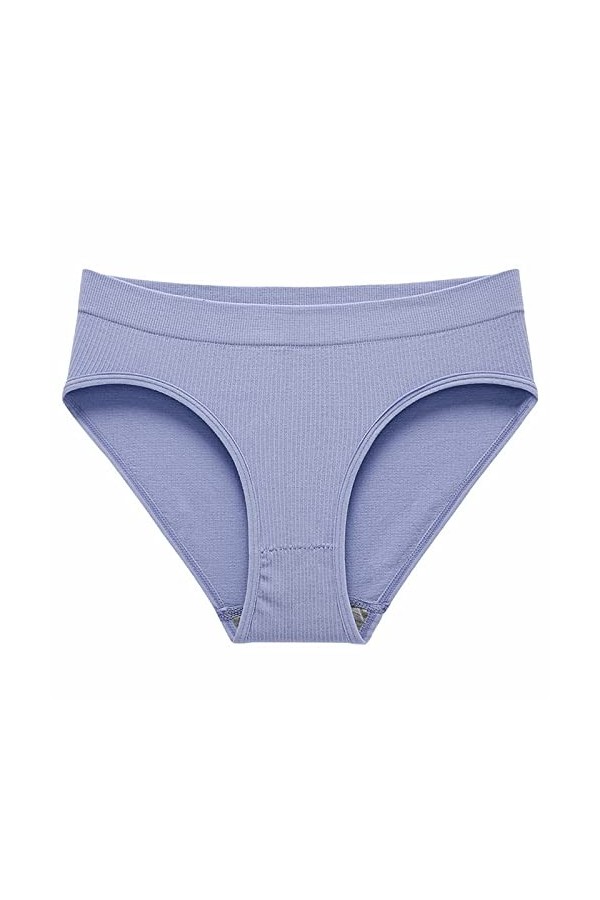 Culotte Femme Taille Haute Slips Elasticité Tangas rayés Taille Haute personnalisés No Show Tongs personnalisées Culottes Str