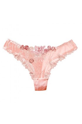 Générique String Dentelle sans Couture Culotte en Dentelle Sexy pour Femmes Couleur Unie Bord en Dentelle Culotte Taille Bass