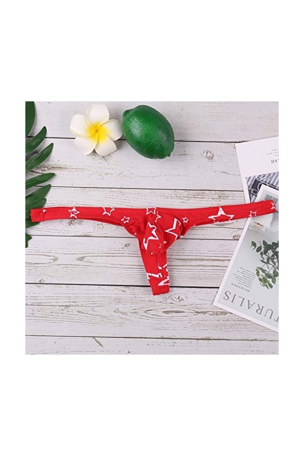 Lingerie Sexy Femme Coquine Hot Grande Taille Hommes Sexy Gay Slips Ultra-Thin Ice Silk with Low Weist Briefs sous-vêtements 