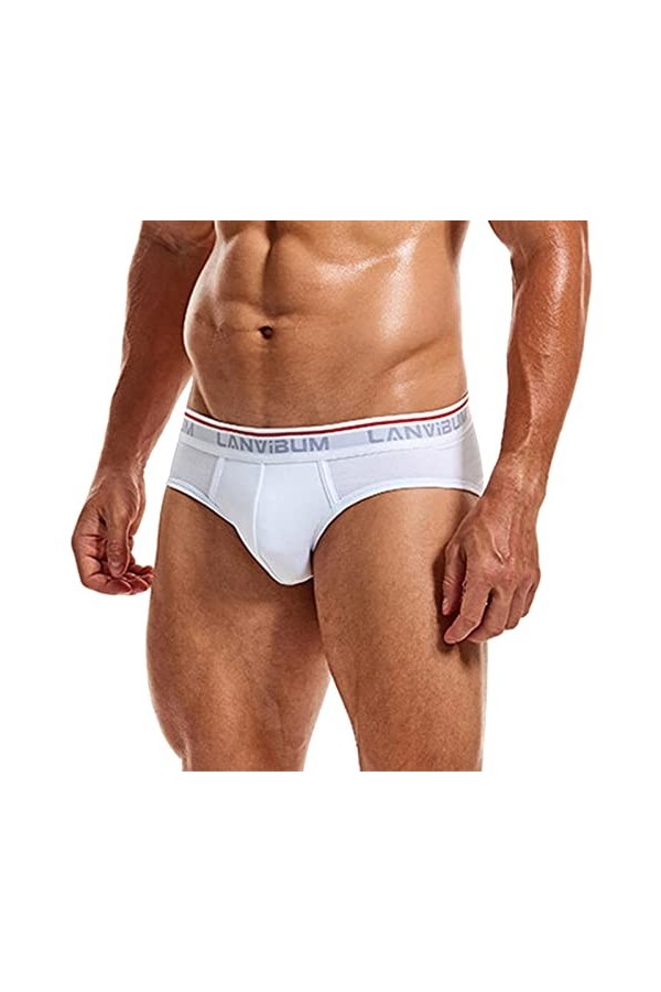 String pour Homme Sexy Hot Comfort Respirant Tanga Thong ​sous-vêtement Taille Basse Élastique String Sexy éRotique String Cu