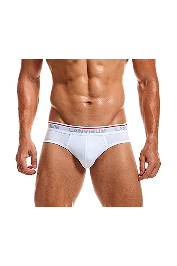 String pour Homme Sexy Hot Comfort Respirant Tanga Thong ​sous-vêtement Taille Basse Élastique String Sexy éRotique String Cu