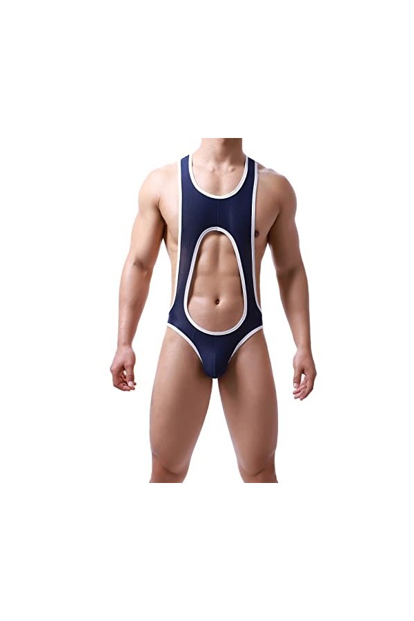 2023 Nouvel An - Boxer sexy pour homme - Boxer en maille respirante - Sous-vêtements sexy pour femme - Ensemble de lingerie s