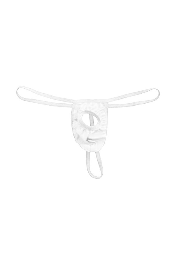 DGKaxiyaHM String Ouvert à lavant pour Hommes String String Sexy à Poche Ouverte Taille Basse sous-vêtements Respirants évid