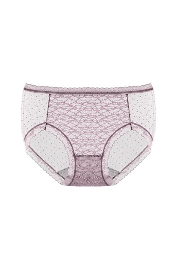 Culotte Sans Couture Femme Invisible Culotte En Dentelle Sexy Pour Femmes Couleur Unie Bord En Dentelle Ceinture CroiséE Culo