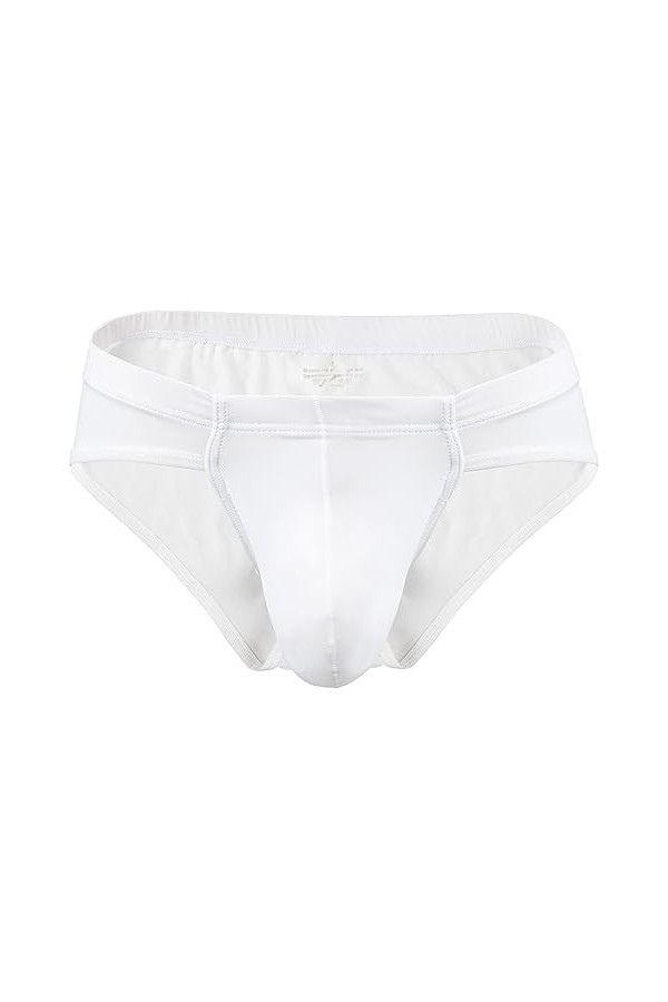 Gefomuofe Boxer sexy pour homme - String sexy - String érotique pour homme - Taille élastique - Tanga respirant, Blanc., M