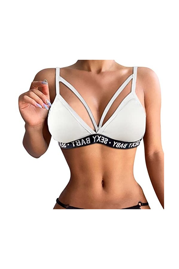 Ensemble Sexy Femme Coquine Ouvert Nuisette Sexy Hot Nuisette Robe de Nuit Sexy Robe Courte avec Bretelles Spaghetti Col en V