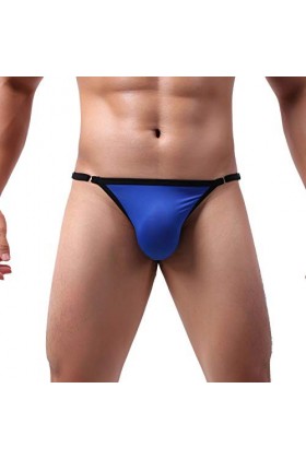 MJGkhiy Thong Briefs Culotte pour homme Doux Sous-vêtements Vêtements de nuit pour Ensemble sexy, bleu, taille unique