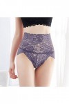Jiabing Femmes Sexy Shapewear Dentelle Taille Haute sous-Vêtements Brodé Mesh Sheer Culottes Plus La Taille sous-Vêtements Cu