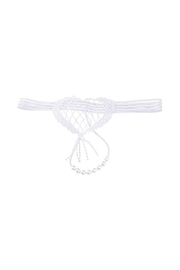 Culotte Gaine pour Femme Femmes Sexy Dentelle Slips évider Culotte Crochet à Lacets Culotte Tongs G String Lingerie sous-vête