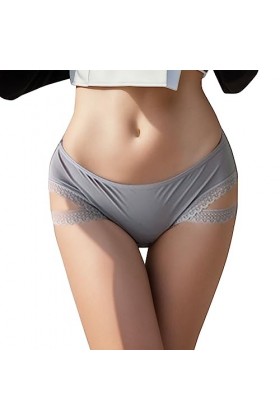 Culotte Femme Brassière Coton Bio Culotte sous-Vêtements String String en Femme Coquine Hot Ouverte Dentelle Lingerie Sexy Sl