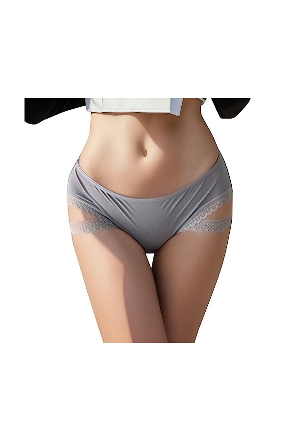 Culotte Femme Brassière Coton Bio Culotte sous-Vêtements String String en Femme Coquine Hot Ouverte Dentelle Lingerie Sexy Sl