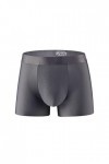 Beokeuioe Short rétro en soie glacée - Doux et respirant - Sous-vêtements pour homme - Boxer de sport - Boxer en microfibre, 