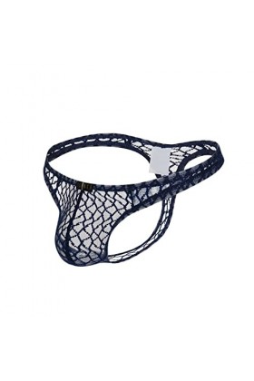 Sous-vêtements jetables pour homme - Taille basse - Sexy - Confortable - Respirant - Sous-vêtements pour homme, bleu foncé, S