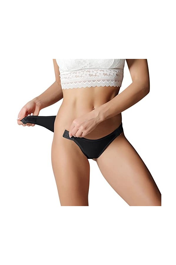 PANPANY Culottes pour Femme Femme Slips Multipack Panties Confortables sous Vetements Multicolore Tanga Sexy Dentelle Soutien