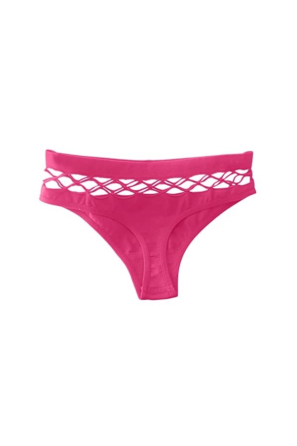 Jiabing Culotte Creuse de Couleur sous-vêtements Sexy intimes Femmes Lingerie Solide Femmes sans Couture Culottes pour Femmes