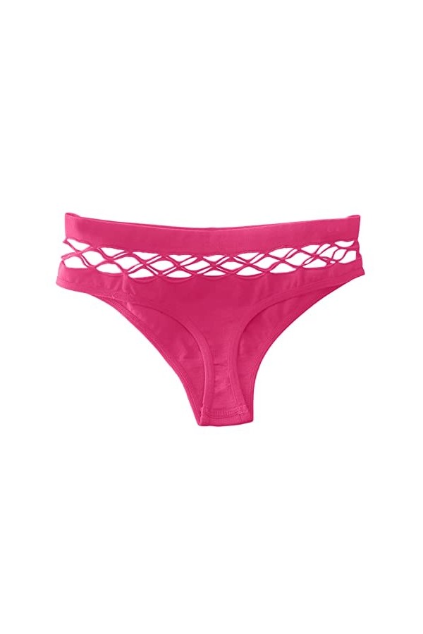 Jiabing Culotte Creuse de Couleur sous-vêtements Sexy intimes Femmes Lingerie Solide Femmes sans Couture Culottes pour Femmes